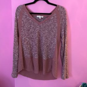 Anthropologie women's size medium purple sweater super soft in great condition